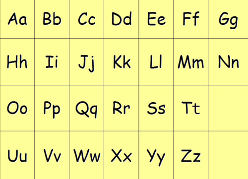 文档下载 所有分类 幼儿教育 少儿英语 > 26个英文字母书写及字母歌