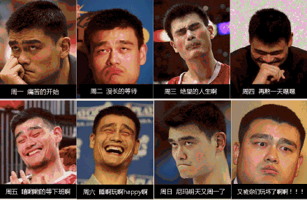 周一至周日各种表情图周一到周日表情包