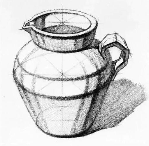 素描罐子怎样才能画出滑滑的亮面?广州画室教你如何画出质感!