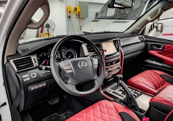 天津港雷克萨斯lx570老款改装升级新款外观内饰改装四座航空座椅
