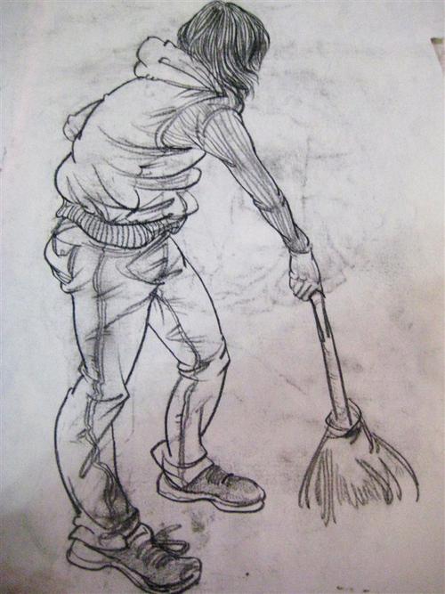 高中时候画的一些画