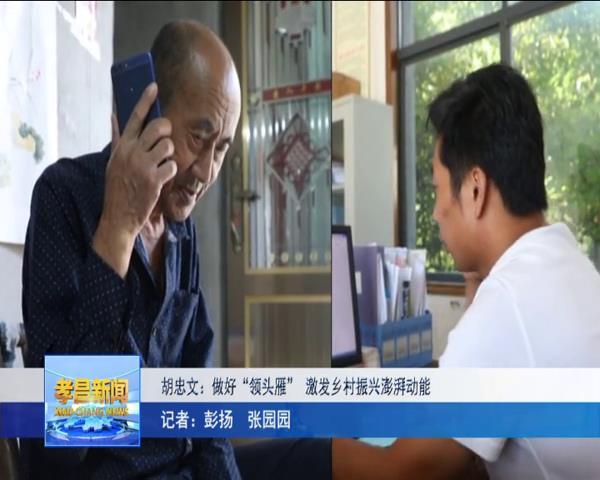 胡忠文:做好"领头雁" 激发乡村振兴澎湃动能