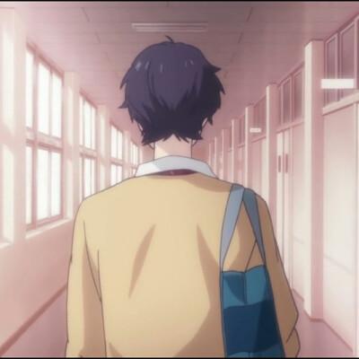 动漫头像 学院风 背影二次元 美少年 治愈 小清新 moe 元气 活泼帅气