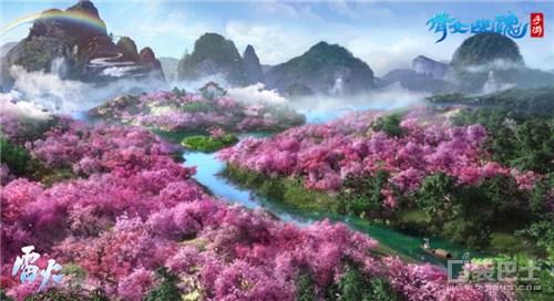 在全新资料片"青丘桃缘"中,《三生三世 十里桃花》电影中的两位主