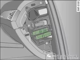 (2)仪表板右侧(1)工作台仪表板左侧1,保险丝盒位置奥迪a6l c6 车型5