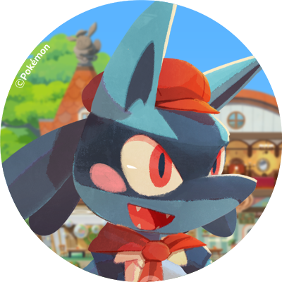 《宝可梦咖啡馆mix》官方放出q版头像 路卡利欧超可爱