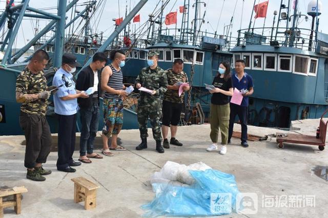 威海海警局与文登区气象局等多部门开展防台防汛联合检查