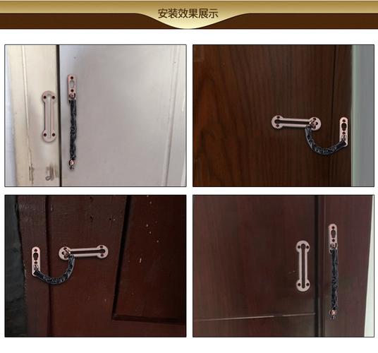 防盗链门链安全链锁酒店房门室内加厚不锈钢防盗链厂家批发直销