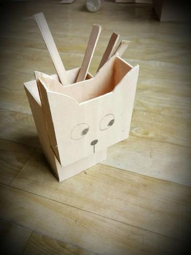 初试木工小制作之学生作品