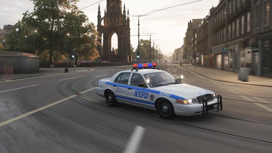 极速地平线4自制警车壁纸分享