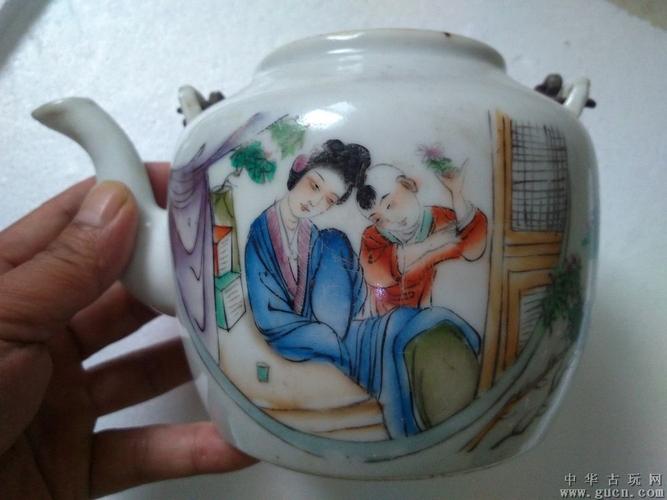 名家桐华居人物壶