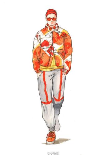 秋冬款休闲男装.包含了牛仔面料,西装面料,印花运动面料.