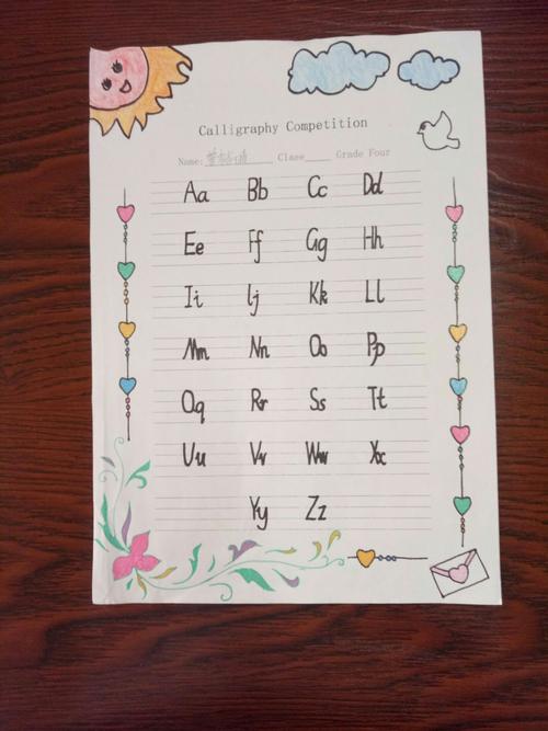 独一无二的字母表(^_^)