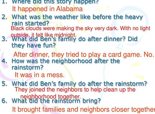 免费文档 所有分类 初中教育 英语 unit 5 the storm brought people