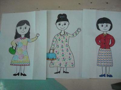 我的好妈妈儿童主题简笔画