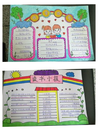 读书伴我成长——子长县秀延小学五年级组"我爱读书"手抄报展评活动