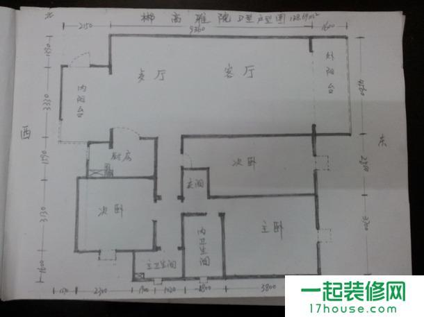 手绘户型图效果图