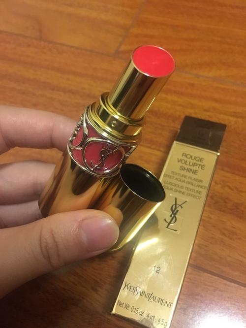 ysl/圣罗兰 迷魅纯漾亮彩唇膏4.5g 圆管口红 亮彩滋润