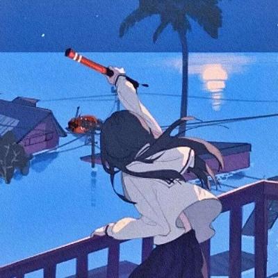 蓝色系女头(2961 . 6129)_女生头像_我要个性网