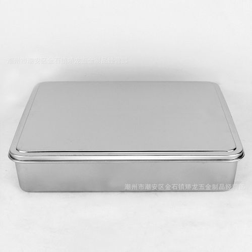 不锈钢六味味盒日式方形调味盒带盖多格调料盒食品展示盒酒店用品