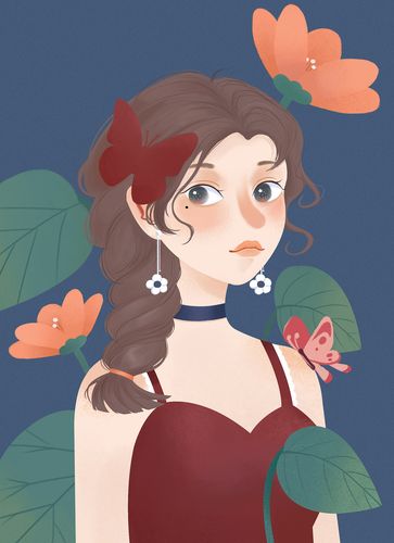 最近画的人物插画