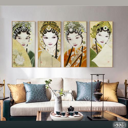 余姚古风画廊慈溪手绘墙绘3d壁画书画订制裱画