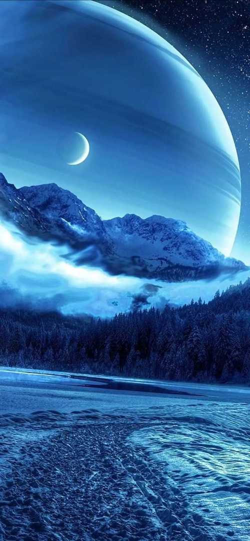 有哪些让人一眼就喜欢的全面屏壁纸?