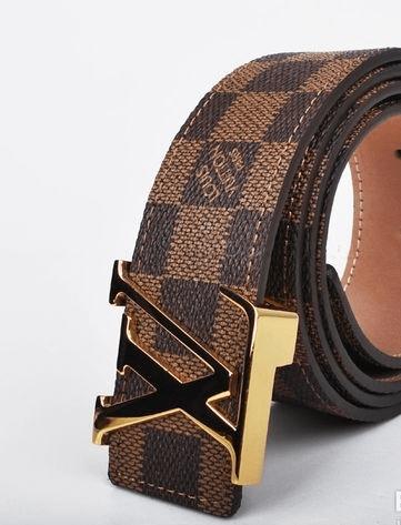 lv男士皮带腰带黑色帆布可逆双面m9043n黑色