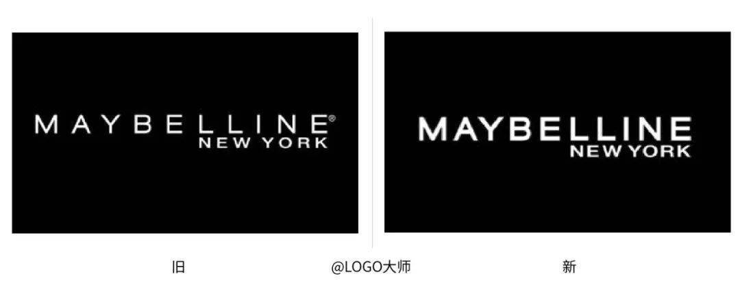 maybelline美宝莲换新logo!