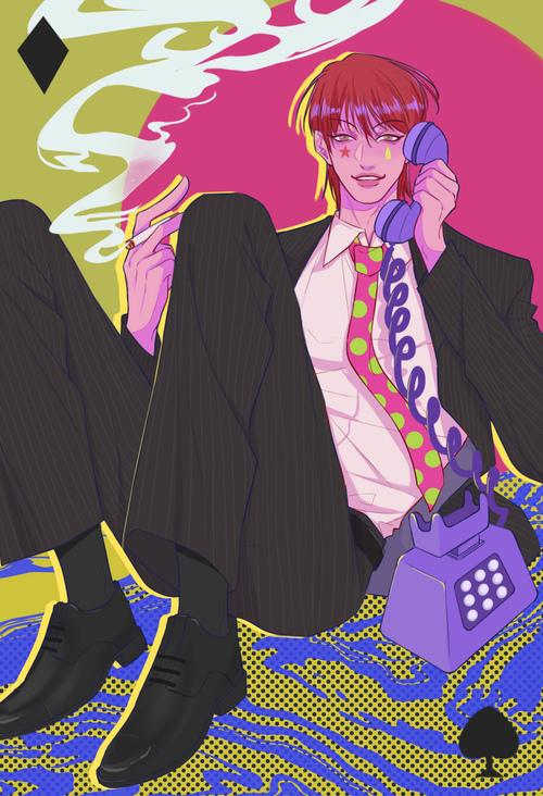 西装的西索也好帅呜呜呜(画不出.