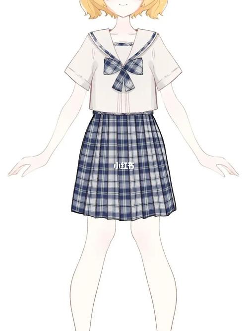 【待出征名】_jk制服_格子画_jk投稿_时尚_时尚其他