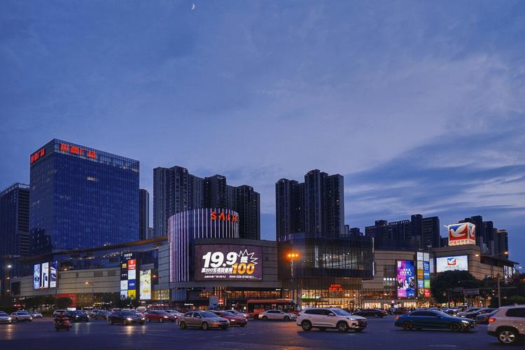 成都天府二街夜景