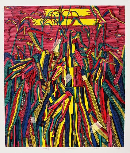 我校艺术学院师生绝版木刻作品入选第二十一届全国版画作品展