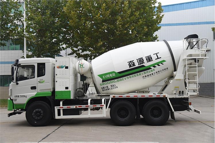 森源电动混凝土搅拌车,6方罐车
