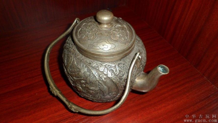 大清御制手提银铜壶