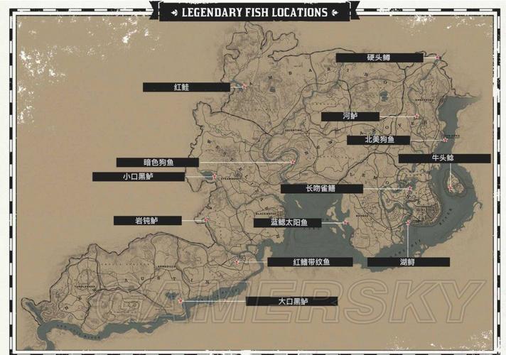 荒野大镖客2收集地图汇总