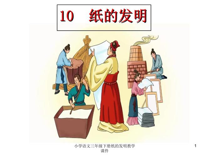 小学语文三年级下册纸的发明教学课件.ppt 18页