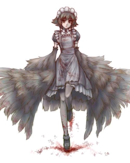 猫头鹰娘,牙白