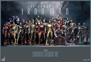 【聚玩现货】hottoys ht 钢铁侠壁纸 会场全家福 高清海报 电子版