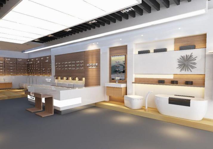 洁具专卖店.卫浴店设计案例效果图