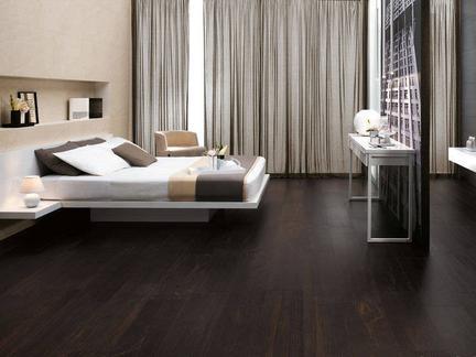 黑色地板效果图