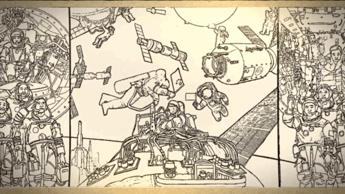 飞天梦中国梦美术经典中的党史邀您走近工笔画飞天圆梦