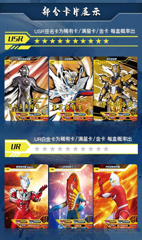 2022新款奥特曼卡片豪华版19弹奥特曼卡片满星金卡cp包荣耀版3b卡牌