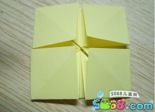 如何用纸折好玩的玩具纸陀螺折纸图解分析2