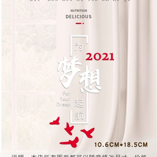 烫画定制是红白色为梦想起航 2021图案柯式热转印耐水