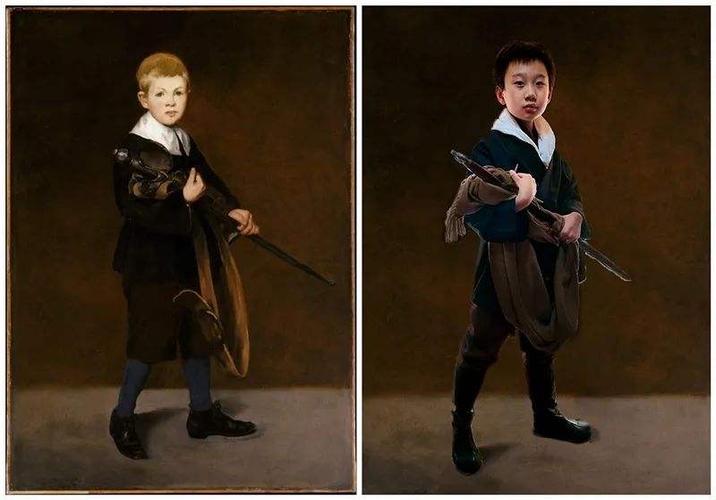 走进名画世界之名画模仿——太阳城小学美术实践