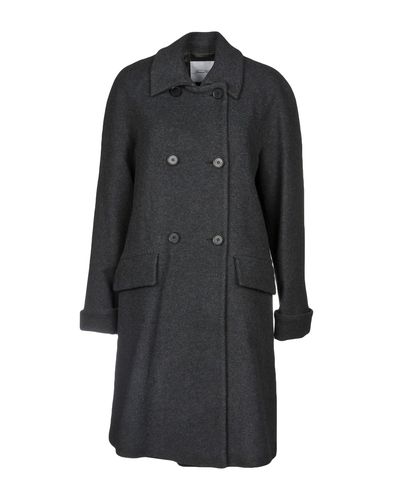 coats in steel grey