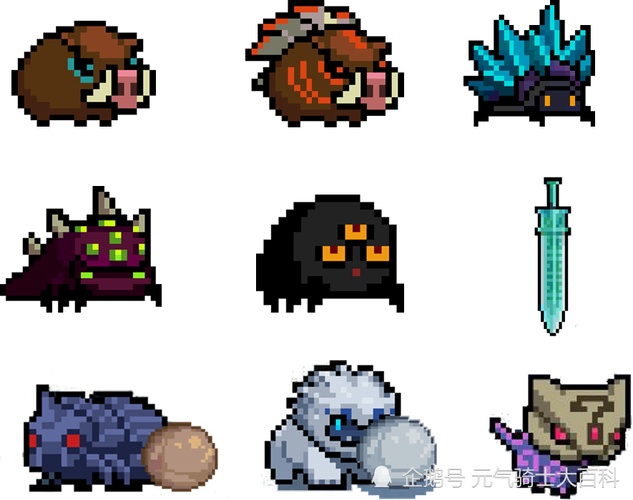 元气骑士9大坐骑简介