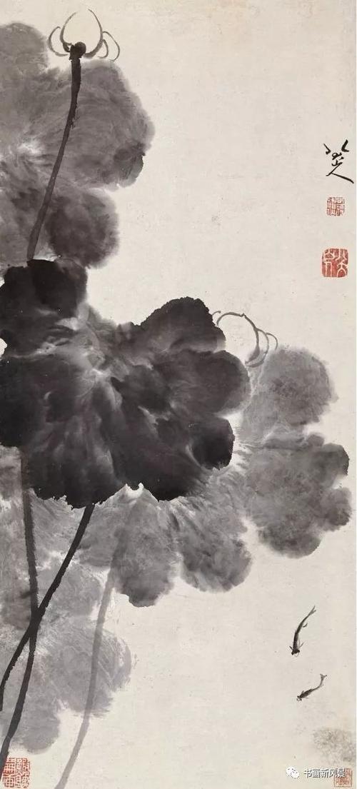 八大山人《荷花图》