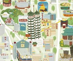 com 《绿城游记》郑州手绘地图插画展预告2:展览时间:2015年5月1日-6